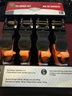 Roadpro RPRTD04R 1"X15' Ratchet Tie-downs With Anti-scratch Hooks,orange 4-PIECE New. Price: $10.72.