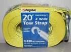 Cargoloc 2"X20' Tow Strap Forged Steel Hooks New. Price: $16.99.