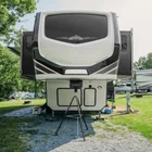 Camco 48855 Eazy-lift King Pin Camper/ Rv Tripod Fifth Wheel Stabilizer New. Price: $85.00.