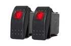 # 2 Pcs Marine Boat Trailer Rv Rocker Switch On-off Spst 3 Pin 1 Red Led Auto New. Price: $17.95.