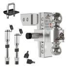 Jyoelron Aluminum Trailer Hitch Ball Mount 2 Receiver 6 Drop Rise New. Price: $179.99.