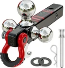 Ayleid Trailer Hitch Tri-ball Mount With Hook&pin&rotatable Tow Shackle,fits 2-I New. Price: $198.96.