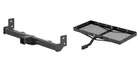 Curt Front Mount Trailer Hitch Receiver W/ Fixed Cargo Carrier Tray 300LBS 31433 New. Price: $482.99.