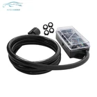 7 Way Pin Plug Inline Trailer Cord Wiring Harness 6/8FT Rv Cable Junction Box New. Price: $31.41.