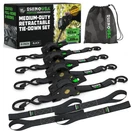 Rhino Usa Retractable Ratchet Straps 4-PACK Inch For X 10 Feet Black New. Price: $80.99.