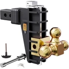 Locame Heavy Duty Adjustable Tri-ball Trailer Hitch 2" Receiver 6" Drop 17,000LB New. Price: $230.98.