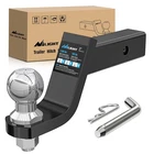 Nilight Trailer Hitch Ball Mount With 2-INCH & 2" 4" Drop, Black New. Price: $55.99.