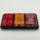 Bargman 84 85 Trailer Rv Triple Tail Light Red &amber Led Incndscnt Backup Black New. Price: $111.11.