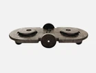 Rubbermaid 264600 300 Lb Capacity 2-CONTAINER Commercial Tandem Dolly Black New. Price: $164.99.