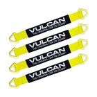 Vulcan Tie Down Axle Straps With Wear Pad - 4 Pack Classic Yellow 3,300 P... New. Price: $54.57.