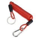 4 Ft Breakaway Trailer Cable Spring Towing Coiled Wire With Clip Red New. Price: $19.46.