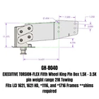 Gen-y Hitch Executive Torsion-flex Fifth Wheel King Pin Box 21K GH-8040 New. Price: $1139.95.