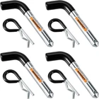 Trailer Hitch Pin & Clip 4 Pack, 5/8 Inch Diameter With Rubber-coated Vinyl Blac New. Price: $27.97.