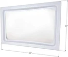 Icon 12149 Skylight Inner Dome SL1422 For 22" X 14" Opening - Clear New. Price: $95.00.