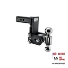 Adjustable Trailer Hitch Ball Mount - Fits 2" Receiver, Dual & Stow New. Price: $393.15.