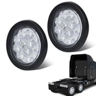 2PCS 4 Inch Round Led Reverse Backup Tail Lights Trailer Truck Clear Lens 12V New. Price: $17.89.