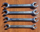 Husky Usa Tools 10-21 Mm Metric Double Flare Nut Line Wrenches Set Of 4 Used. Price: $33.00.