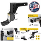 Maxxhaul 70067 8-POSITION Adjustable Ball Mount With 5,000 Lb Towing Power New. Price: $71.99.