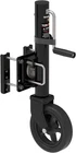 8" Spoke Wheel Trailer Jack, 10" Vertical Movement, 1500 Lbs, For Rv, Black New. Price: $101.90.