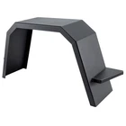 Recpro Trailer Fender With Dual Steps 10" X 40" 19" Powder-coated Steel New. Price: $199.95.
