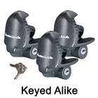 Master Lock Fits 1-7/8, 2, 2-5/16 COUPLERS-(3) Keyed Alike Trailer 379KA-3 New. Price: $114.07.
