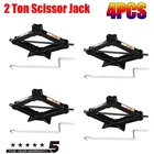 4PCS 2TON Rv Camper Leveling Scissor Jacks Trailer Stabilizer W/handle Black New. Price: $63.80.