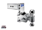 B&w TS20037C Stow 2-BALL Chrome Hitch Drop / 4.5 Rise New. Price: $369.00.