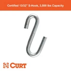 Certified 13/32" S-hook (3,500 Lbs.) New. Price: $32.99.