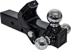 Black Tri Ball Hitch With Pintle Hook For 2 Inch Receivers Durable 14K Lb New. Price: $160.19.