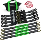 Rhino Usa Heavy Duty Vehicle Tie Down Kit Black, Fits 2-INCH Straps With New. Price: $149.90.