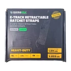 Open Box Rhino Usa E-track Retractable Ratchet Straps 2"X10' 2-PACK (green). Price: $49.99.