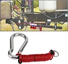Breakaway Trailer Cable, Stainless Steel Spring Towing Coiled Safet Color: Red New. Price: $13.99.