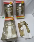 (4 Sets) Modern Update For Antique Door Knob Metal Plates With Key Hole Brass. Price: $74.95.
