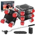 Furniture Mover Ultra With 8 Wheels Upgraded Double-wheel Design, Carbon New. Price: $64.08.