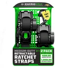 Rhino Usa 2-PACK Retractable Ratchet Tie Down Straps, 1" X 10' Black 1209 Lbs New. Price: $34.30.