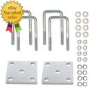 2PCS Square U-bolt Kit For Boat Trailer Axle Leaf Springs New. Price: $45.59.
