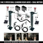 Bulldog 24K Dual Motor Landing Set With Planetary Gearbox Spring Return New. Price: $2974.99.