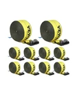 Vevor Truck Straps, 4" X30' Heavy Duty Tie Down W/flat Hooks 18... Usa Fast Ship New. Price: $130.04.