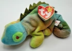 Ty Beanie Baby Iggy The Iguana Tie Dyed No Tongue 1977 5TH Gen Swing Tag Used. Price: $14.99.