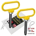 Packs Magnetic Hitch Pin, Lawn Mower Trailer Pins 1/2 Inch YELLOW-2PC New. Price: $27.17.