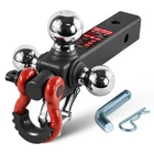 Reysun Tri-ball Hitch Mount W/ Swivel Tow Shackle & Hook For 2" Receiver New. Price: $114.35.
