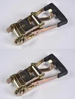 Pack Ratchet Snap Rubber Handle 2" J Hook F Race Car Hauler Tow Dolly T... New. Price: $93.57.
