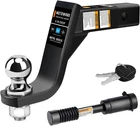 Metoware Trailer Mount With 2-INCH 2BALL+6DROP+HITCH Lock New. Price: $84.98.