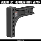 Curt Hitch Shank, 2-1/2 Receiver, Drop, 6 Rise, Weight Distribution, 17131 New. Price: $188.99.