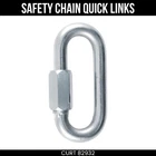 Curt Quick Link Safety Chain Hook, 1/2 Inch Diameter, 16.5K Lbs, Threaded, 82932 New. Price: $25.99.