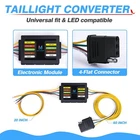 Powered 3 2 Wire Tail Light Converter With 4-WAY Flat Trailer Connector New. Price: $28.29.