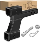 Nilight Trailer Dual Hitch Extender For 2 Inch Receiver With 6 Rise New. Price: $27.99.