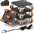 2000 Lb Capacity - Heavy Duty Furniture Movers X 6.9", Black New. Price: $103.58.