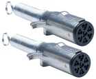 Lot Roadpro RP-2344M 7-WAY Metal Trailer Plugs With Spring Cable Guard New. Price: $39.95.