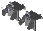 Replacement Chain Lift Brackets For Husky Trunnion Round Bar Spring Wd Hitch New. Price: $64.95.